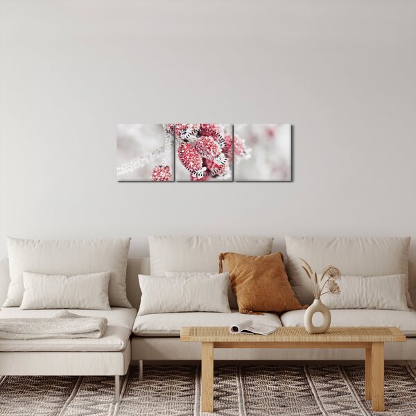 Obraz - Zamrznuté plody (s hodinami) (90x30 cm)