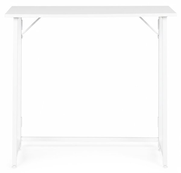 Skladací počítačový stôl 80x45 cm stôl na notebook biely ModernHome