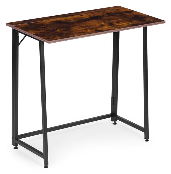 Skladací počítačový stôl 80x45 cm loftový stôl na notebook ModernHome
