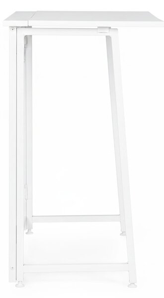 Skladací počítačový stôl 80x45 cm stôl na notebook biely ModernHome