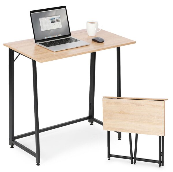 Skladací počítačový stôl 80x45 cm loftový stôl na notebook ModernHome