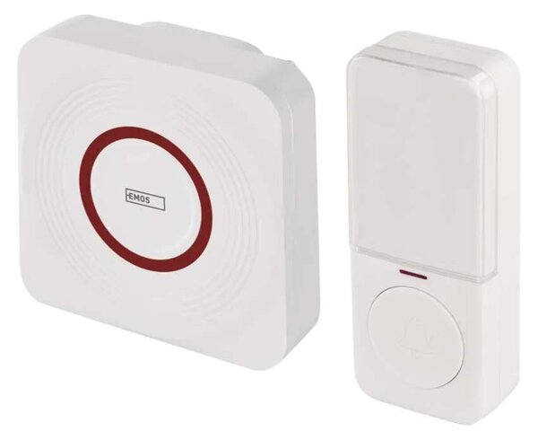 GoSmart Domový bezdrôtový zvonček do zásuvky s WiFi, biely (P5735WS)