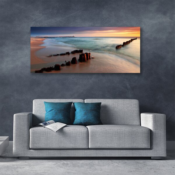 Obraz na plátne Oceán pláž príroda 125x50 cm