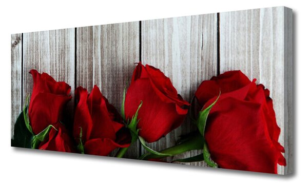 Obraz Canvas Ruže kvety rastlina 125x50 cm