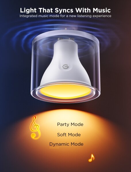 SADA 2x LED RGBWW Stmievateľná žiarovka GU10/4,8W/230V 2700-6500K Wi-Fi - Govee