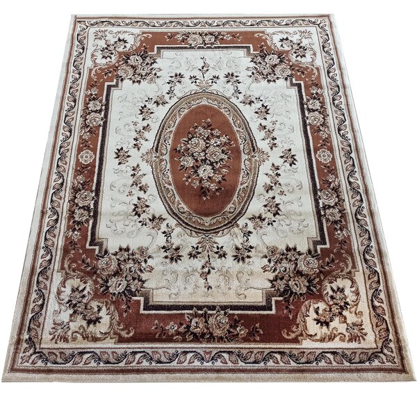 DY Hnedý koberec s orientálnym vzorom Exclusiv 04 N Rozmer: 80x150 cm