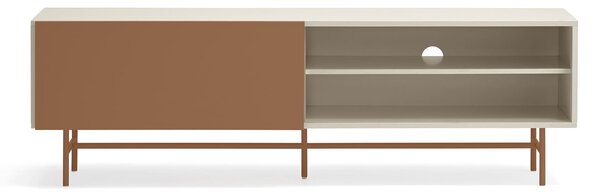MUZZA TV stolík Ebun 180 x 40 cm terakota