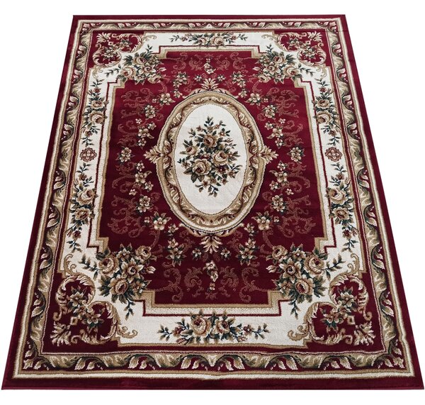 DY Červený koberec s orientálnym vzorom Exclusiv 04 N Rozmer: 80x150 cm