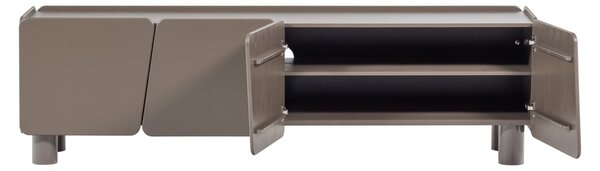 MUZZA TV stolík Reut 200 x 58 cm hnedý
