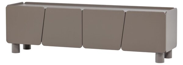 MUZZA TV stolík Reut 200 x 58 cm hnedý