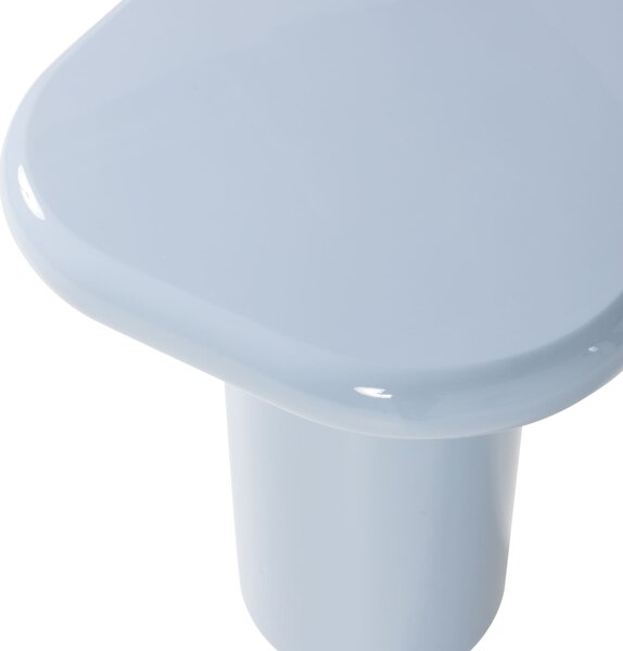 MUZZA Odkladací stolík Zara Ø 50 cm modrý