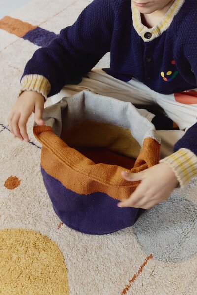 MUZZA Úložný košík Ren Ø 30 cm viacfarebný