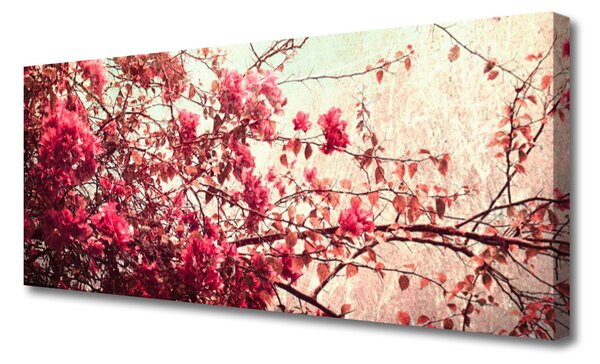 Obraz Canvas Vetvy listy príroda 125x50 cm