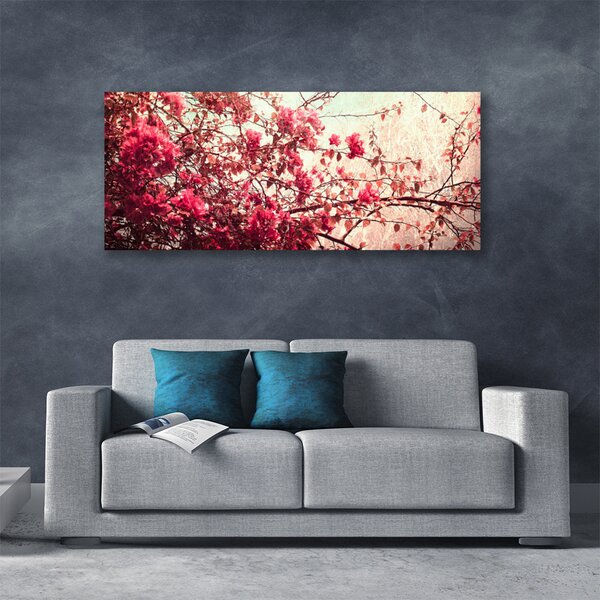 Obraz Canvas Vetvy listy príroda 125x50 cm