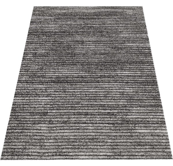 DY Sivo-hnedý koberec s pruhovaným vzorom Panamero 23 Rozmer: 60x100 cm