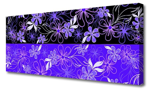 Obraz Canvas Abstrakcia vzory kvety art 125x50 cm
