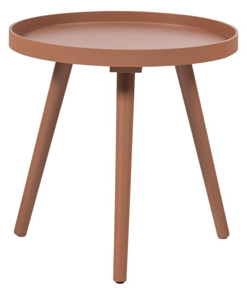 MUZZA Odkladací stolík Ashan Ø 41 cm Staroružový