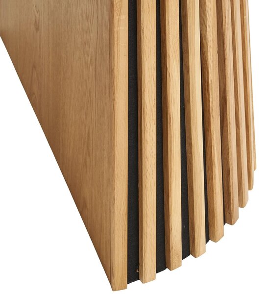 MUZZA Rozkladací jedálenský stôl AKAS 120 (300) x 200 cm PRÍRODNÝ