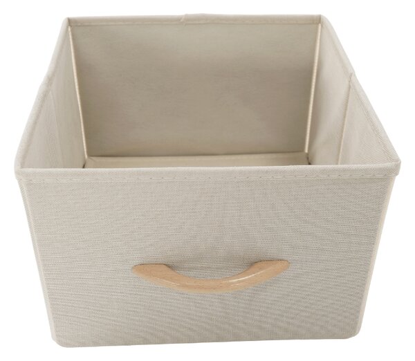 Komoda s látkovými boxami Hazel Typ 2 - čierna / béžová / hnedá