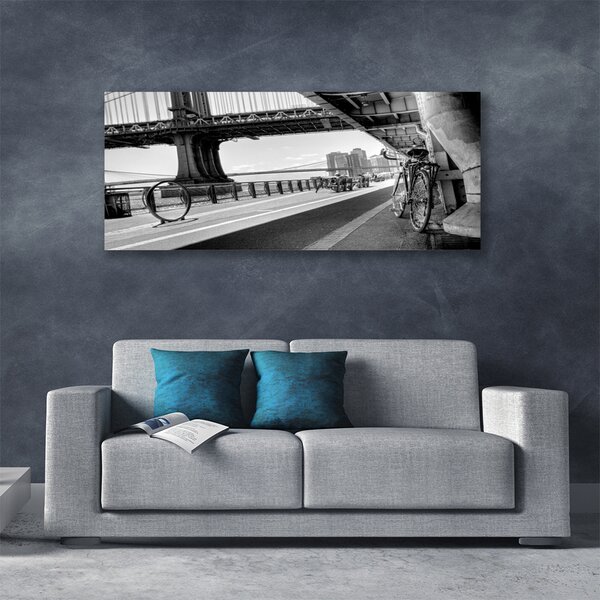 Obraz Canvas Most kolo architektúra 125x50 cm