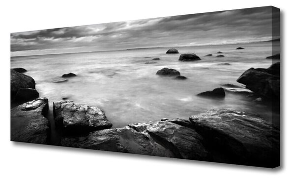 Obraz Canvas Skala more príroda 125x50 cm