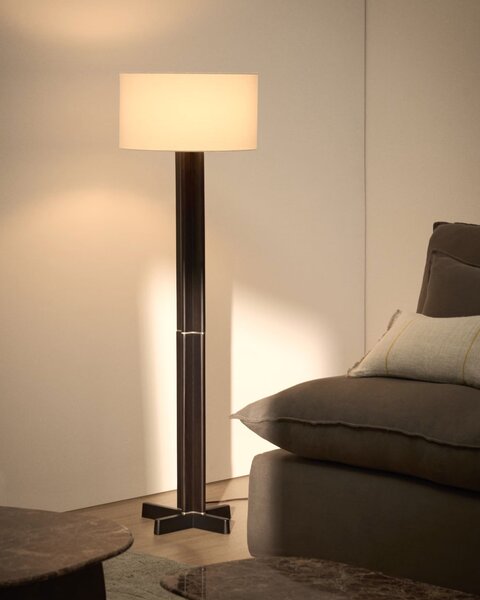 MUZZA Stojacia lampa Vera Čierna