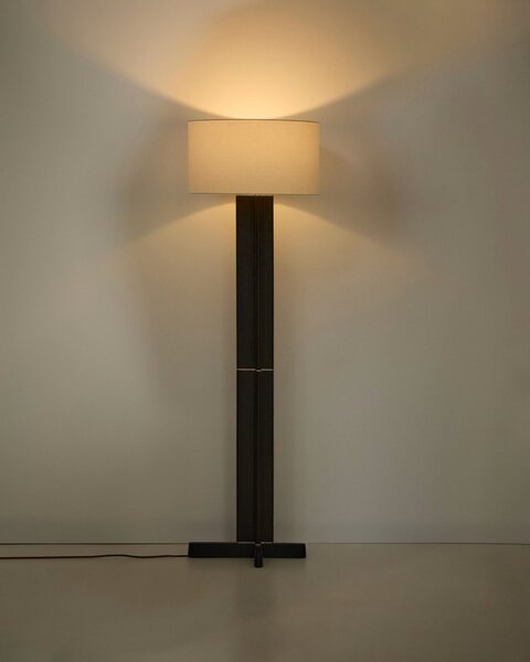 MUZZA Stojacia lampa Vera Čierna