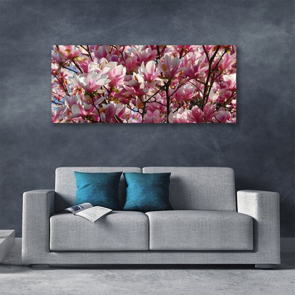 Obraz Canvas Vetvy kvety rastlina 125x50 cm