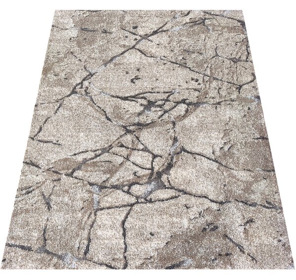 DY Béžový koberec s mramorovým vzorom Panamero 25 Rozmer: 60x100 cm