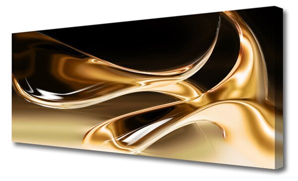Obraz Canvas Zlato abstrakcia art umenie 125x50 cm