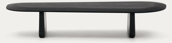 MUZZA Konferenčný stolík Bonnie 147 x 65 cm Čierny
