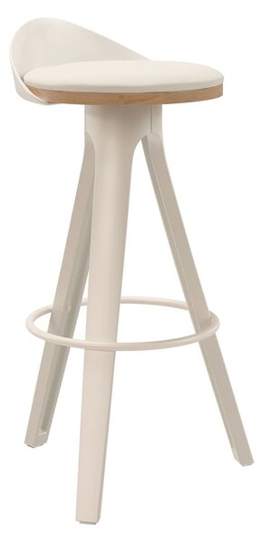 MUZZA Barová stolička Silas 75,5 cm Béžová