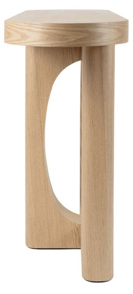MUZZA Konzolový stolík Meredith 120 x 40 cm Prírodný
