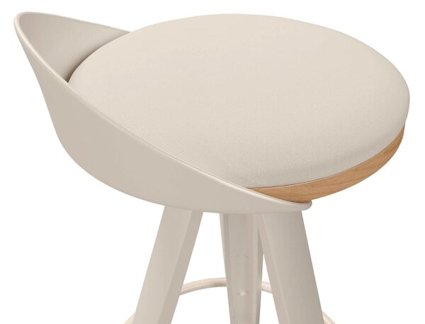 MUZZA Barová stolička Silas 75,5 cm Béžová