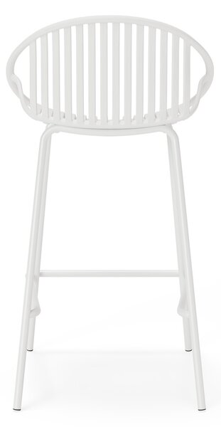 MUZZA Barová stolička Emmet 90 cm Biela