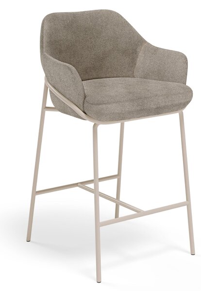 MUZZA Barová stolička Sheila 89 cm Taupe/Béžová