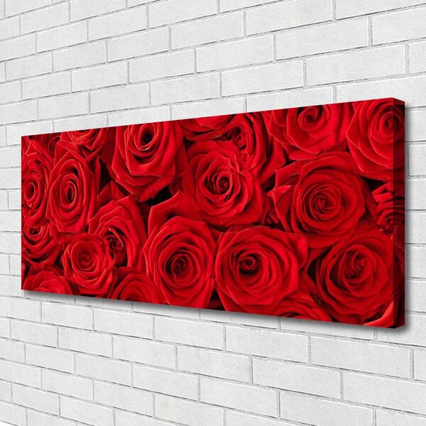 Obraz Canvas Ruže kvety rastlina 125x50 cm
