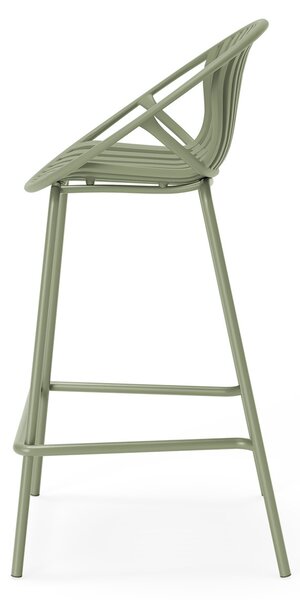 MUZZA Barová stolička Emmet 90 cm Zelená