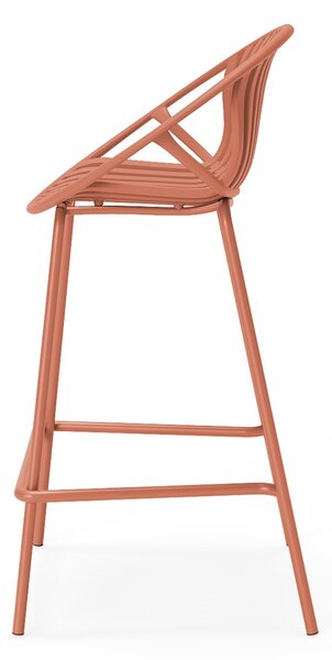 MUZZA Barová stolička Emmet 90 cm Terakota