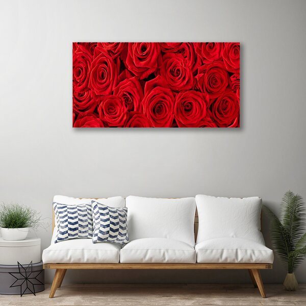 Obraz Canvas Ruže kvety rastlina 125x50 cm