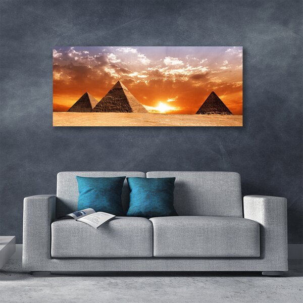 Obraz Canvas Pyramídy architektúra 125x50 cm