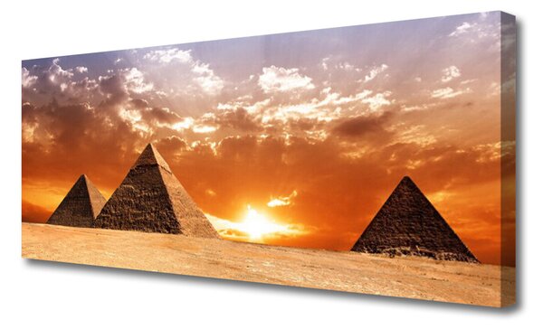 Obraz Canvas Pyramídy architektúra 125x50 cm