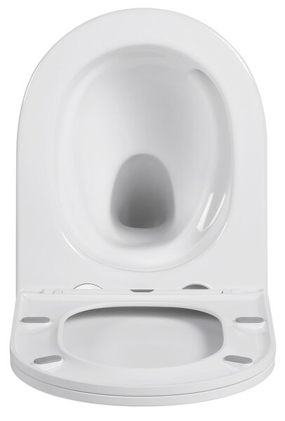 Erga Vento, závesná WC misa 490x365x365mm, Tornado 2 + toaletné sedadlo s pomalým zatváraním, biela, ERG-V03-VENTO-TO2-WH