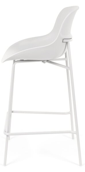 MUZZA Barová stolička Letta 66 cm biela