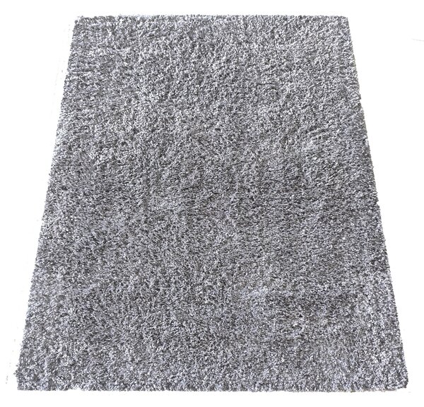 DY Sivý protišmykový shaggy koberec Camel Rozmer: 60x100 cm