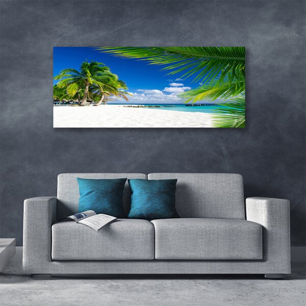 Obraz Canvas Tropická pláž more výhľad 125x50 cm