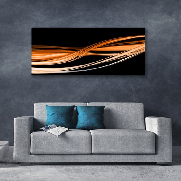 Obraz Canvas Abstrakcia vlny art umenie 125x50 cm