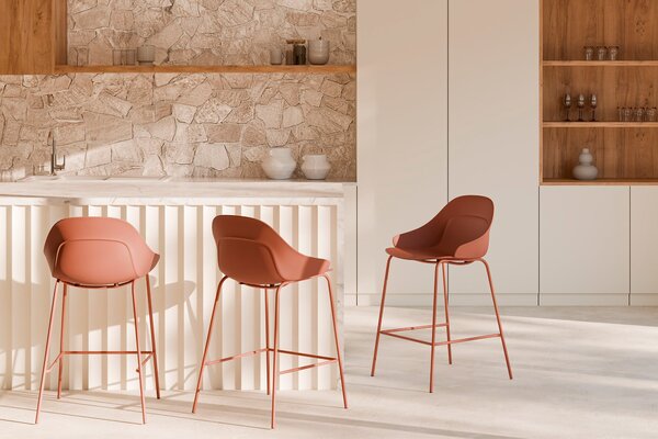 MUZZA Barová stolička Keyla Čierna