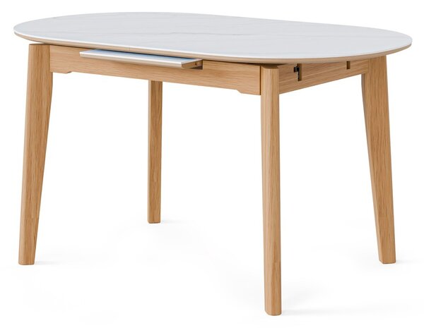 MUZZA Rozkladací jedálenský stôl Vilem 140 (180) x 85 cm Prírodný