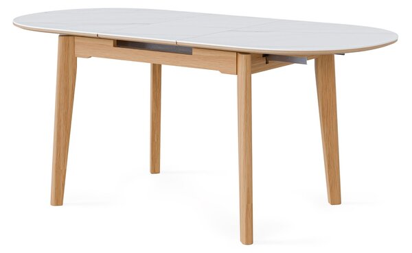 MUZZA Rozkladací jedálenský stôl Vilem 140 (180) x 85 cm Prírodný